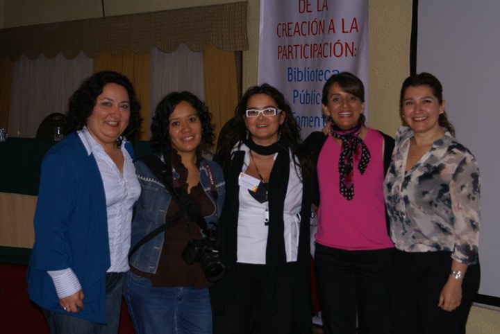 Con las chicas en en Encuentro